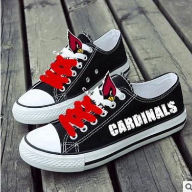 Women's Arizona Cardinals Repeat Print Low Top Sneakers 002